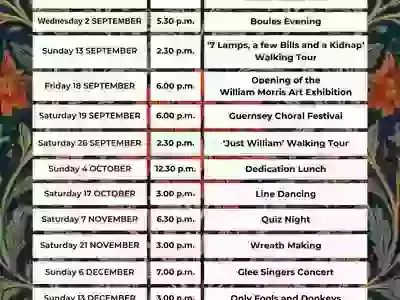 Social Events Calendar